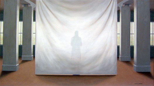 The Visitor 2006 Oil on canvas 28 x 50"