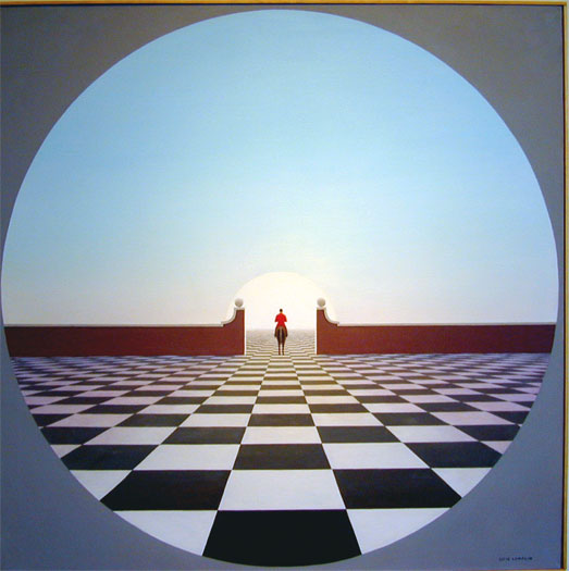 Threshold 2006 Oil on canvas 40 x 40"