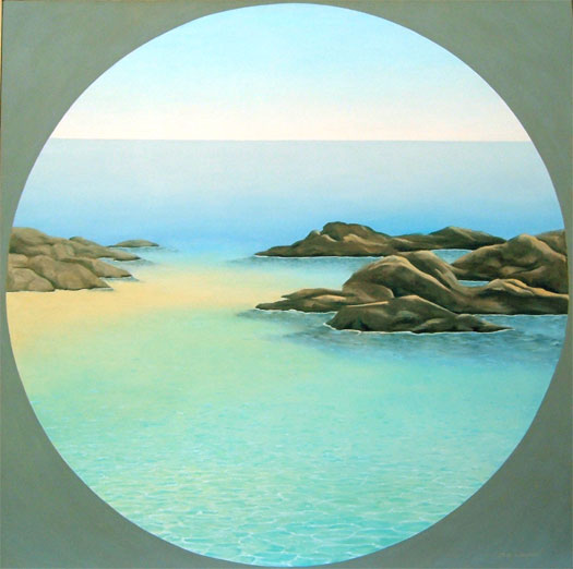 To the Sea 2006 Oil on canvas 40 x 40"