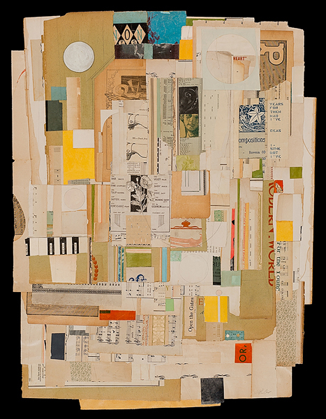 Open Gates, Tender Hours, 2013, paper, acrylic, graphite, f.s. 37 1/2 x 29" / i.s. 31 x 23"