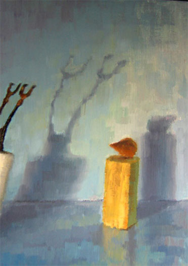 The Rise 2006 Oil on wood 5 x 7"